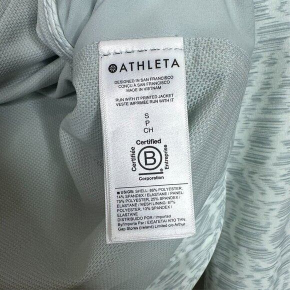 Athleta Jacket Women S Gray Verve Horizon Run With It - Picture 10 of 13